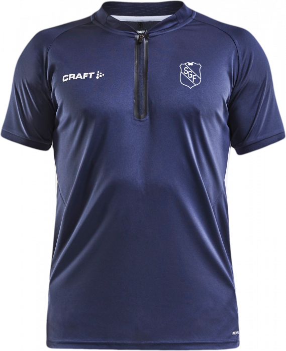 Craft - Sgf Padel/pickleball Polo Men - Bleu marine & blanc