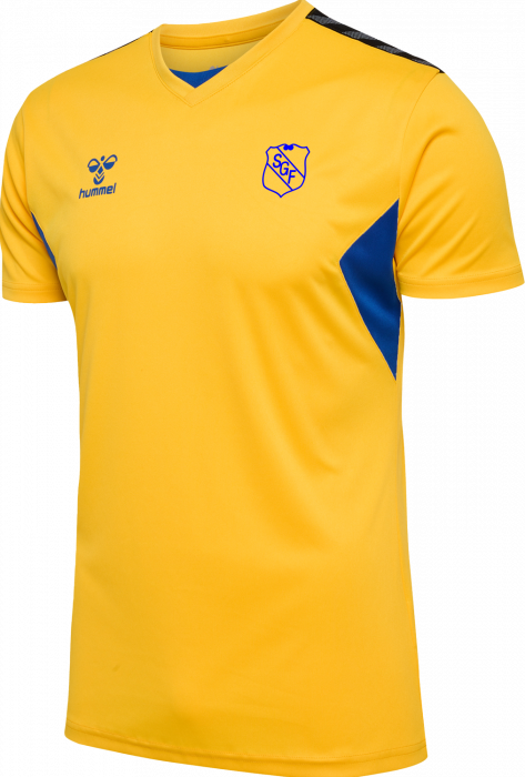 Hummel - Sgf Fodbold Game Jersey Men - Sports Yellow & true blue